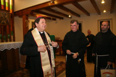 Wizyta abpa João Bráz de Aviz w Niepokalanowie
