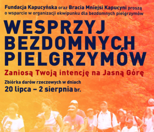 Wesprzyj Bezdomnych Pielgrzymów