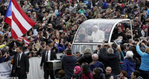 Papież Franciszek i pielgrzymi z Kuby - REUTERS