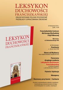 Prezentacja nowego wydania Leksykonu duchowości franciszkańskiej